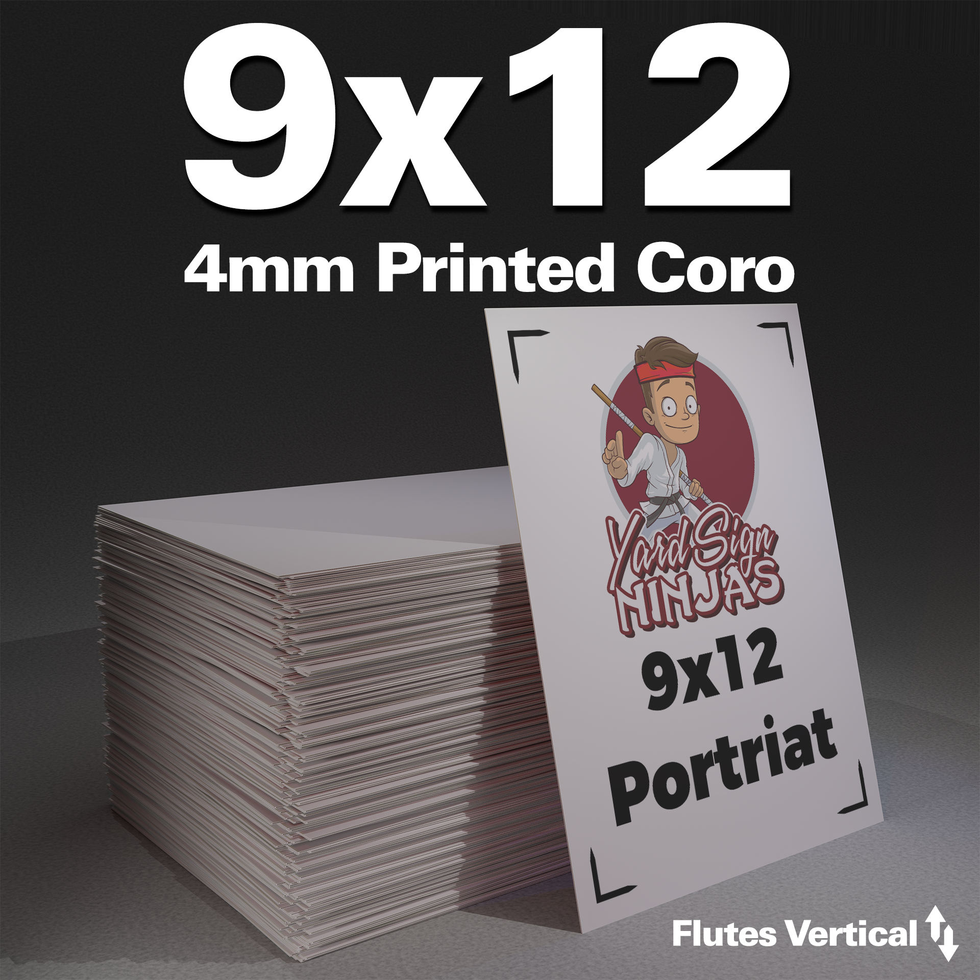 9x12 White Coro